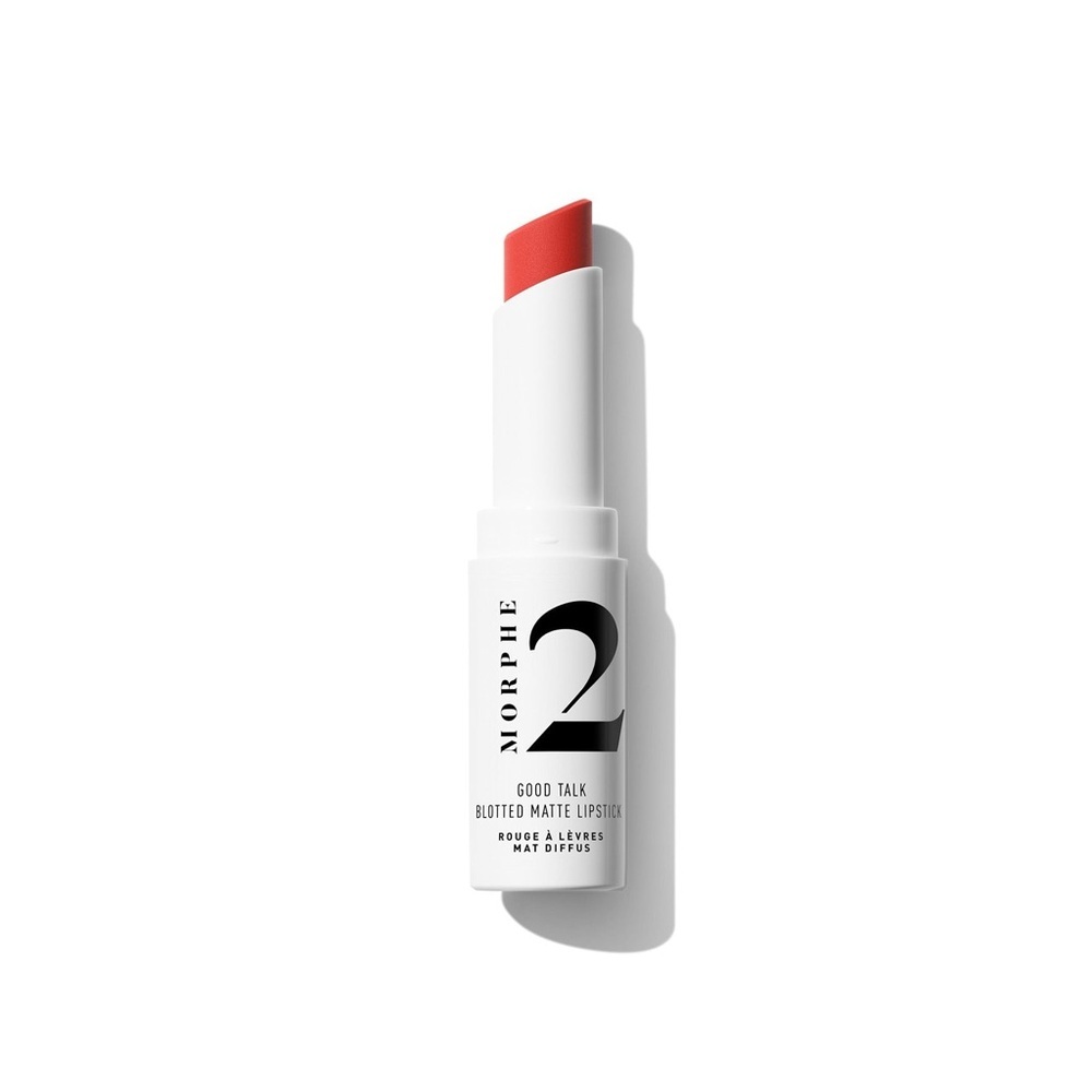 Morphe Good Talk Blotted Matte Lipstick - Red Sunset - NWB
